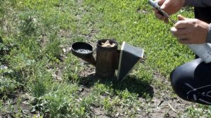 Как быстро и просто разжечь дымарь пчеловода.