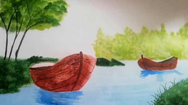 Пейзаж у реки смотреть онлайн