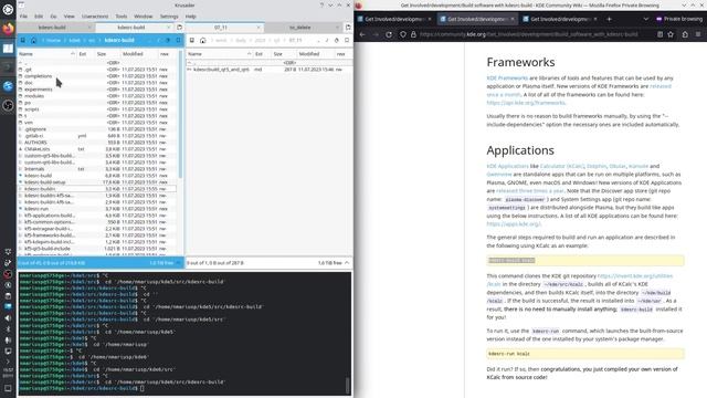Two kdesrc-build installations Qt5 and Qt6 tutorial - July 2023 - 71da4ee3 смотреть онлайн