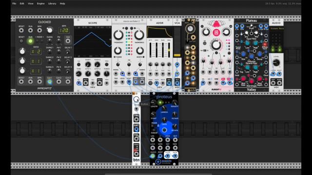 Proteus VCV Rack Module Demo - v2.2.0 смотреть онлайн