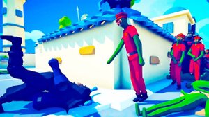 ZOMBIES vs POLICE OFFICERS | TABS - Totally Accurate Battle Simulator