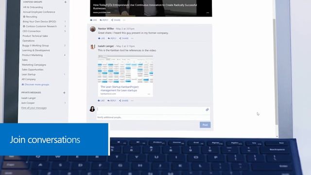 Self-guided learning and development with Yammer смотреть онлайн