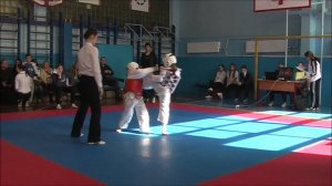 Taekwondo WTF. V Открытое Первенство района Кузьминки. 29.03.2015. Рыбаков-Ивлев.
