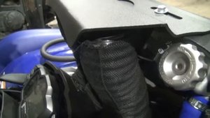 Вынос радиатора и шноркели.  Yamaha Grizzly 700   1. Особенности прокладки воздуховодов шноркеля
