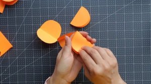 3D PAPER PUMPKIN HALLOWEEN CRAFT/DECORATION #halloween2023