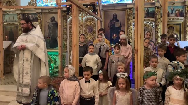 Рождество в Храме в честь Феодоровской иконы Божией Матери. смотреть онлайн