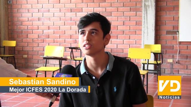 SEBASTÍAN SANDINO DEL GIMNASIO PALMA REAL, MEJOR ICFES 2020 DE LA DORADA - VD NOTICIAS смотреть онлайн