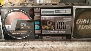 National RX-FD80 Very Rare CD Radio Cassette boombox 1987 made in Japan