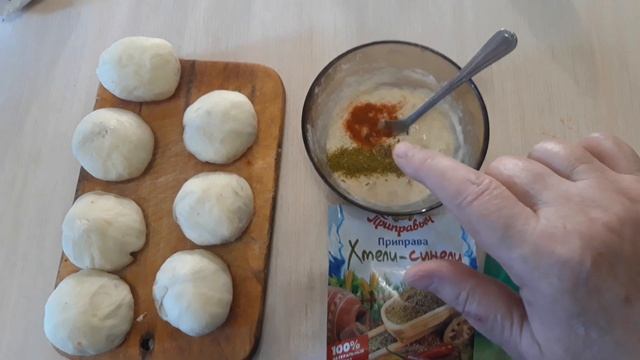 Постный обед из кальмаров