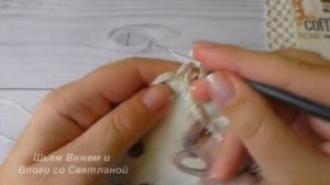 Обвязываем Салфетку Крючком. Подробный МК. Схема