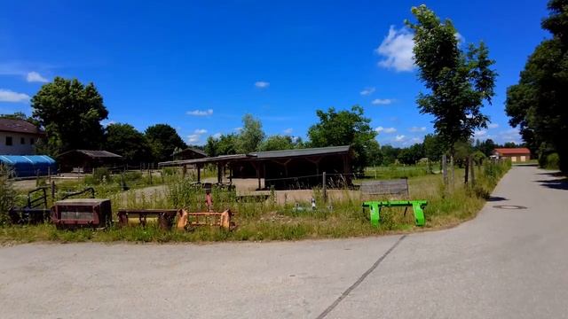 Как живут немцы в Баварии в маленькой Деревне. Село на Юге Германии.