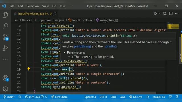 How to get input from the user in Java Programming смотреть онлайн