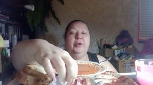 Борщ! сало с чесноком и домашней горчицей.