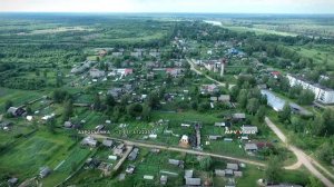 Деревня Новоселицы с высоты птичьего полета