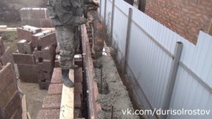 6 й день строительства дома из блока Дюрисол-Теколит