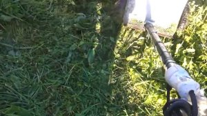 САМОДЕЛЬНАЯ ГАЗОНОКОСИЛКА ИЗ ТРЁХ КОЛЁСНОГО ЛАСИПЕДА