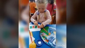 Аппликация красивые флажки