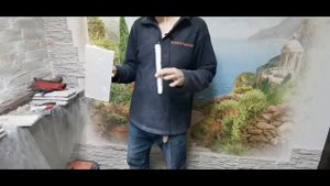 34. Ремонт кухни. Поклейка обоев (фрески) и укладка искусственного камня и декоративного кирпича.