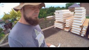 Строим дом из СИП панелей. Монтаж нижнего венца на шведскую плиту.