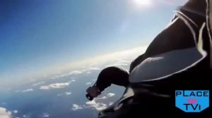Воздушные экстремальные трюки с парашютом и без