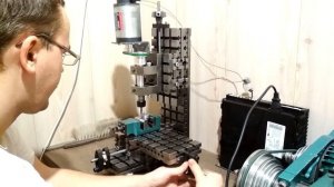 Самодельный фрезерный станок ч.3 - электропривод и первая стружка