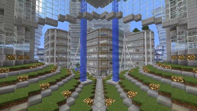 Minecraft карта - Шикарный большой город! смотреть онлайн