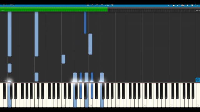Ryuichi Sakamoto「坂本 龍一」"The Sheltering Sky"【Synthesia Tutorial】
