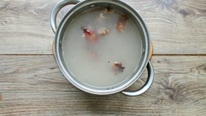 Харчо с копчеными ребрышками