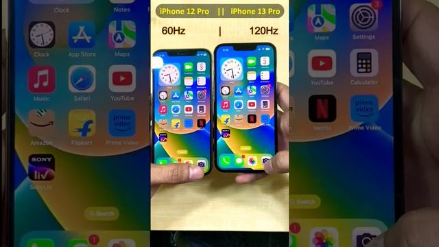 iphone 12 Pro Vs 13 Pro I 60 vs 120 hz refresh rate