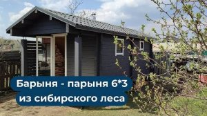 Сибирская красавица! Обзор бани 6х3 метра с террасой