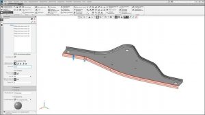 Сгиб по криволинейному ребру в КОМПАС-3D