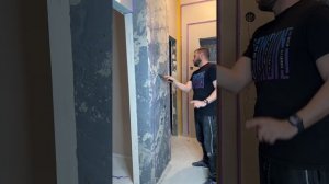 Технология Скальола .Scagliola. Финишный слой супер глянец ? Мрамор. Киев Украина . DFA