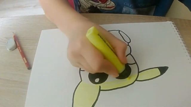 КАК РИСОВАТЬ ПИКАЧУ