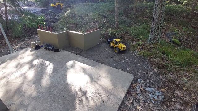 Amazing Construction site (pt11) preparing to expand the platform // RC excavator wheelloader volvo