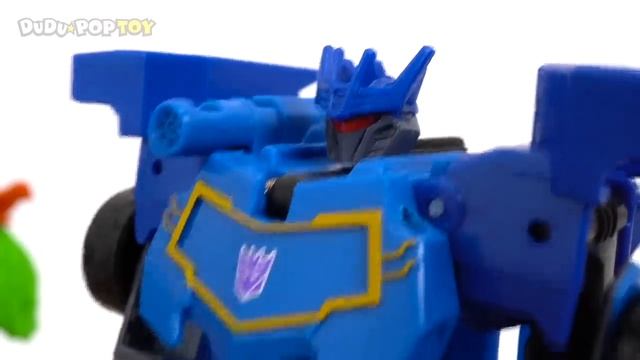 Transformers Prime Cyberverse Optimus Maximus! Transformed into battleship! #DuDuPopTOY смотреть онлайн