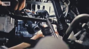 Замена термостата в сборе с насосом ОЖ на Audi Q5 в ВРС