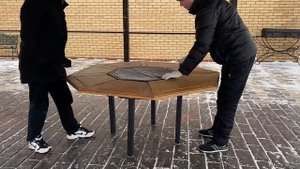 Сборка стола гриль