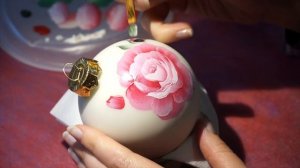 Мастер класс one stroke / двойной мазок роспись игрушки роза или как рисовать акриловыми красками