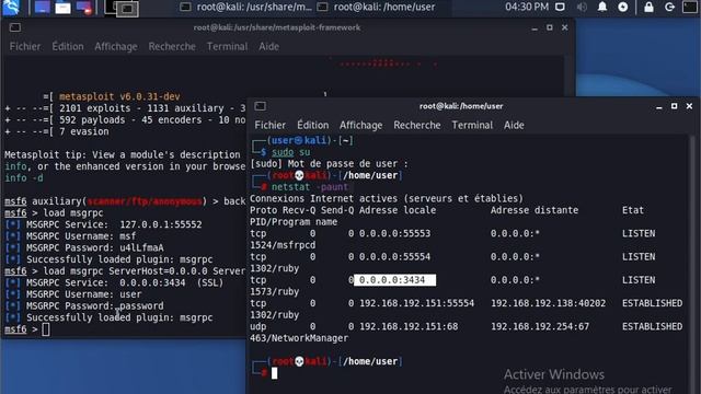 Hacking Kali Linux Part 1 Interfaces Metasploit смотреть онлайн