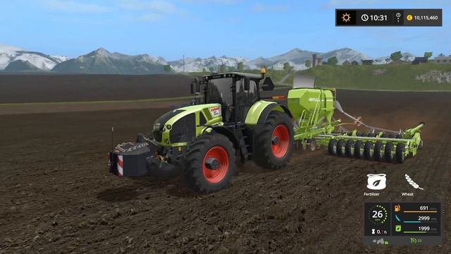 Farming Simulator 17 CLAAS AXION 900 SERIES USA TRACTOR смотреть онлайн