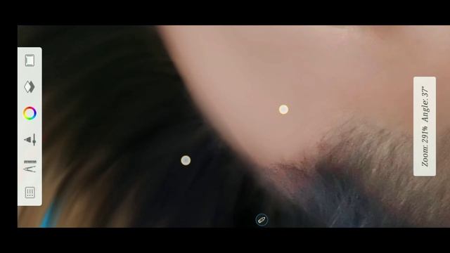Face Smooth kaise Kare Autodesk Sketchbook Hairstyle editing Oil pant ||