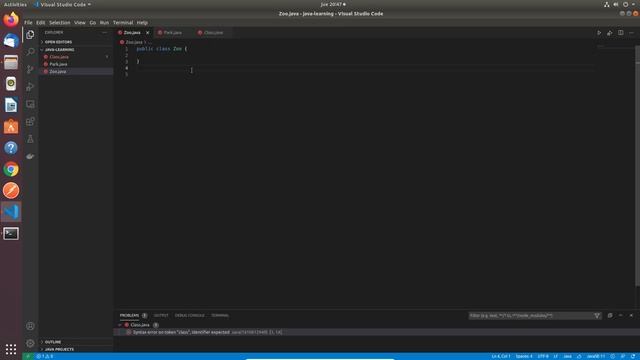 Java - Classes structure & file behavior смотреть онлайн
