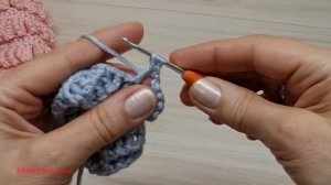 ДЛЯ ШАПКИ И ШАПОЧКИ ОБЪЕМНЫЙ УЗОР КРЮЧКОМ.