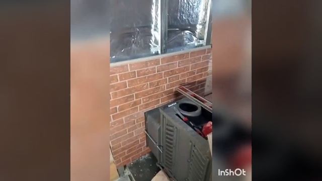 Чугунная печь для бани: изоляция стен фиброцементными панелями ничиха и кирпичным порталом. смотреть онлайн