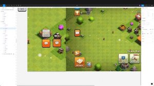 Figma UI - Clash of Clans Game UI Speed Build