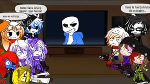 Undertale reacciona a SANS VS JEVIL {UNDERTALE VS DELTARUNE} ANIMATION parte 41