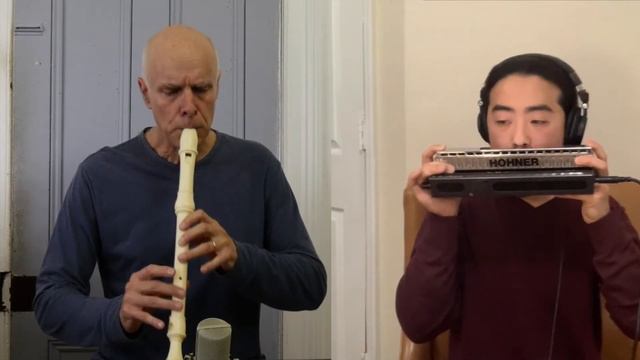 Sonata 1 in C Major op. 27 Allemande by Joseph Bodin de Boismortier - Tony Eyers & Boaz Kim смотреть онлайн