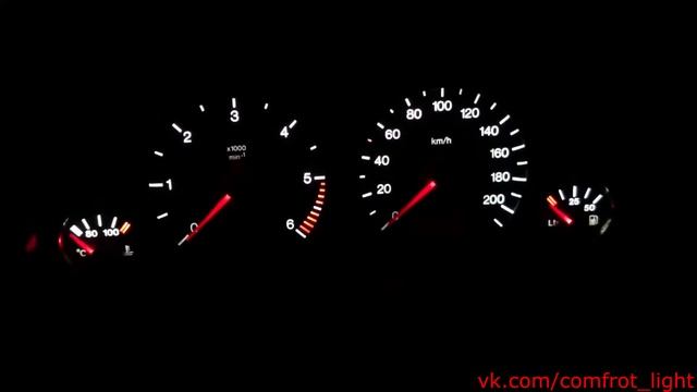 "COMFORT LIGHT" Пересвет/тюнинг приборных панелей. Opel Astra G смотреть онлайн