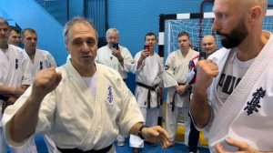 Зимняя Школа Федерации Кёкусинкай России-2024 / Сихан Котвицкий / Эффективная защита (3)