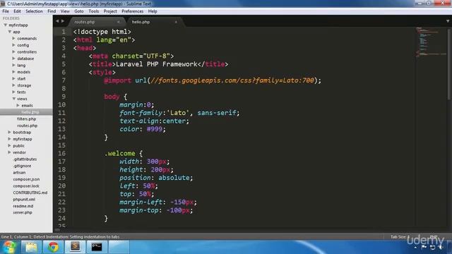 Laravel Tutorial Full Course for Beginners (2021) -  Laravel Views LEC #08
